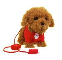 Walkies with Waffle Soft Toy, Waffle the Wonder Dog, Super Cute and Cuddly, Remote Control Dog, Cbeebies, Age 18 Months Up