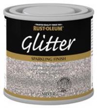 125ml Rustoleum Glitter Paint Sparkling Silver
