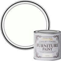 Rust-Oleum AMZ0011 A Classic, Smooth Touch Flat matt Paint Finish, Chalk White, 125ml