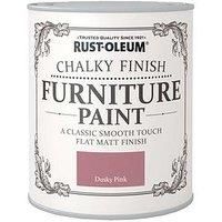 Rust-Oleum AMZ0041 A Classic, Smooth Touch Flat matt Paint Finish, Dusky Pink, 750ml