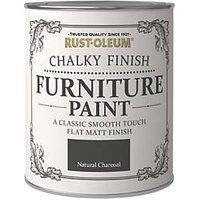 Rust-Oleum Natural charcoal Flat matt Furniture paint 750ml