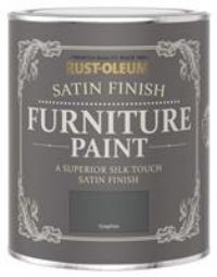 RustOleum Graphite Satin Furniture paint 750ml