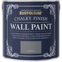 RustOleum RustOleum Chalky Wall Paint Anthracite 2.5L