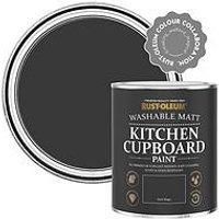 Rust-Oleum Black Kitchen Cupboard Paint in Matt Finish - Dark Magic 750ML