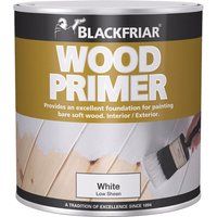 Blackfriar BKFWPW1L Wood Primer, 1 Litre, White