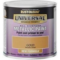 Rust-Oleum Universal Paint Metallic Gold 250ml