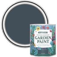 Rust-Oleum Garden Paint Evening Blue Matt Multi-Surface Garden Paint, 750Ml Tin