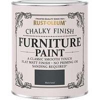 RustOleum RustOleum Chalky Furniture Paint Black Sand 750Ml