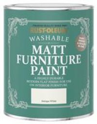 RustOleum RustOleum Matt Furniture Paint Antique White 750Ml