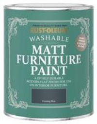 RustOleum RustOleum Matt Furniture Paint Evening Blue 750Ml