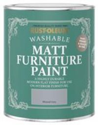 RustOleum RustOleum Matt Furniture Paint Mineral Grey 750Ml