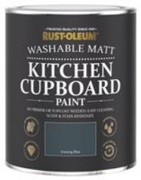 Rust-Oleum Kitchen Cupboard Paint 750ML Evening Blue Exclusive to Paintpeople