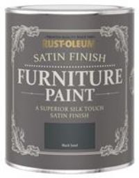 Rust-Oleum Satin Furniture Paint Black Sand 750Ml