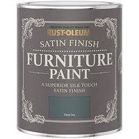 Rust-Oleum Satin Furniture Paint Deep Sea 750Ml