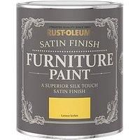 Rust-Oleum Satin Furniture Paint Lemon Sorbet 750Ml