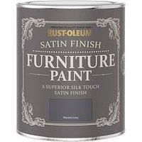 Rust-Oleum Satin Furniture Paint Marine Grey 750Ml