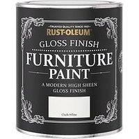 RustOleum RustOleum Gloss Furniture Paint Chalk White 750Ml