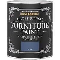 Rust-Oleum Gloss Furniture Paint Ink Blue 750Ml