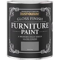 Rust-Oleum Gloss Furniture Paint Torch Grey 750Ml