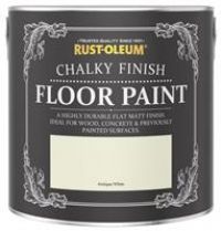 RustOleum Chalky Floor Paint Antique White 2.5L