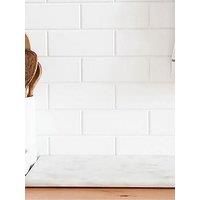 Rust-Oleum White water resistant Kitchen Tile Paint in Matt Finish - Chalk White 750ml