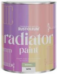 Rust-Oleum Green Heat Resistant Radiator Paint in Satin Finish - Bramwell 750ml