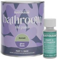 Rust-Oleum Gloss Bathroom Tile Paint 750ml - Bramwell