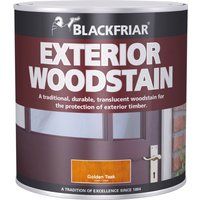 Blackfriar BKFTEWSE500 Traditional Exterior Woodstain, 500 ml, Ebony