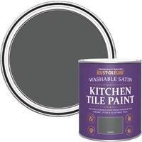 Rust-oleum Ro Kitchen Tile Paint Graphite Satin 750Ml, Grey