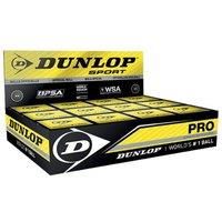 Dunlop Unisex Adult Pro Yellow Dot Squash Balls - Black, One Size