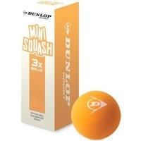 Dunlop Play Mini Squash Balls  Pack of 3