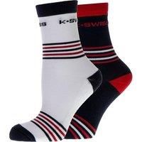 K-Swiss Socks Heritage Mens Vintage  Cushioned Socks - Pack of 2