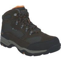 Hi-Tec Men's Storm Waterproof Hiking Boots, Brown Dark Chocolate Dark Taupe Burnt Orange 041, 12 UK