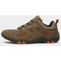 Hi-Tec Men's QUADRA II Walking Shoe, Taupe/Burnt Orange, 9 UK