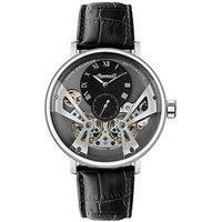 Ingersoll The Tennessee Mens 45mm Automatic Watch with Grey Dial and Black Leather Strap I13103