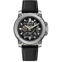 Ingersoll Ingersoll 1892 The Freestyle Automatic Mens Watch With Black Dial And Black Horween Leather Strap - I14401
