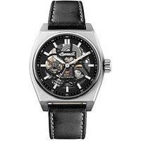 Ingersoll Ingersoll 1892 The Vert Automatic Mens Watch With Black Dial And Black Leather Strap - I14301