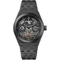 Ingersoll 1892 The Broadway Automatic Mens Watch With Black Dial And Black Ceramic Bracelet - I15102