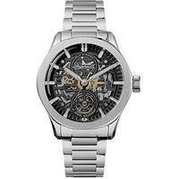 Ingersoll Bronc Automatic Gents Watch, Black Dial With Gold Detail, Stainless Steel Case And Bracelet