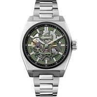 Ingersoll Vert Gents Automatic Watch, Green Dial, Stainless Steel Case And Bracelet