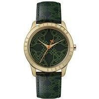 Vivienne Westwood Green Orb Dial Green Strap Watch
