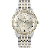 Vivienne Westwood Eastend Ladies 37mm Quartz Watch with Silver Dial and Two Tone Stainless Steel Bracelet