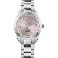 Vivenne Westwood Fenchurch Ladies 28mm Quartz Analogue Display Watch with Pink Dial & Stainless Steel Bracelet