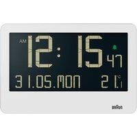 Braun Digital Wall Clock In White