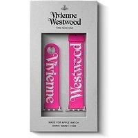Vivienne Westwood Silicone Compatible Apple Watch Strap In Pink