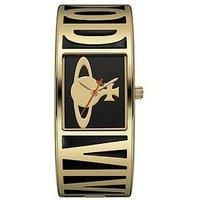 Vivienne Westwood Belvoir Ladies Quartz Watch, Black Stainless Steel Bangle