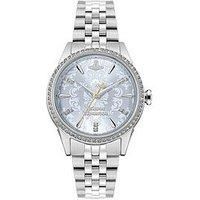 Vivienne Westwood Little Wallace 32mm Ladies Quartz Watch with Pale Blue Dial & Silver Stainless Steel Bracelet