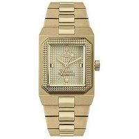 Vivienne Westwood The Brunswick Ladies Quartz Watch Light Olive Dial Gold Stainless Steel Case And Bracelet