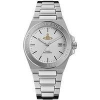 Vivienne Westwood The Hanwell Ladies Quartz Watch Silver Dial Silver Stainless Steel Case And Bracelet