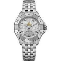 Vivienne Westwood The Brompton Ladies Quartz Watch White / Silver Dial, Silver Stainless Steel Case And Bracelet